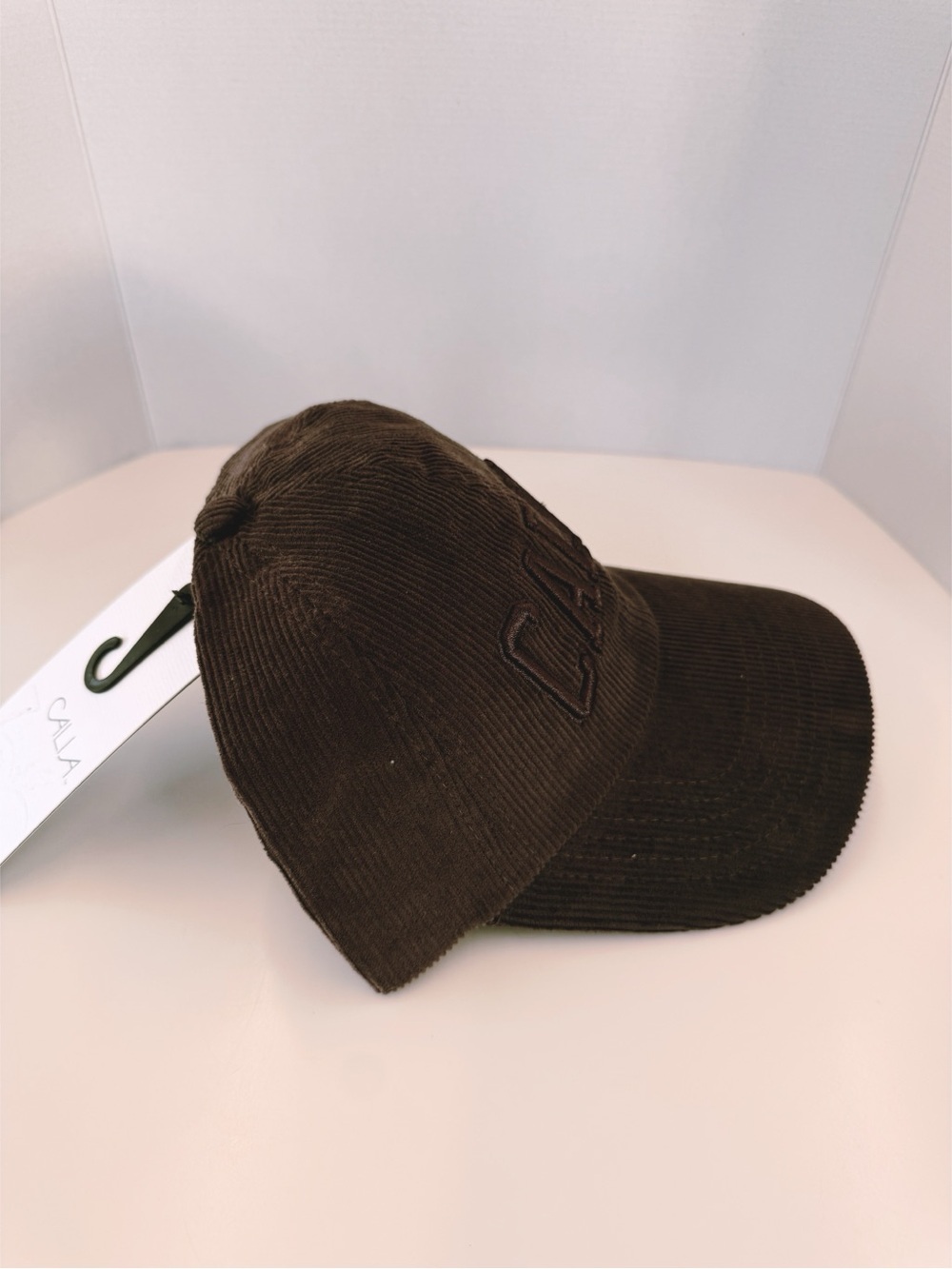 NWT CALIA Smokey Plum Corduroy Anniversary Adjustable Hat, One Size - Picture 3 of 7